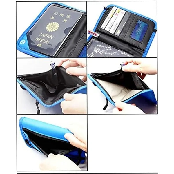 Rfid Blocking Passport Travel Pouch