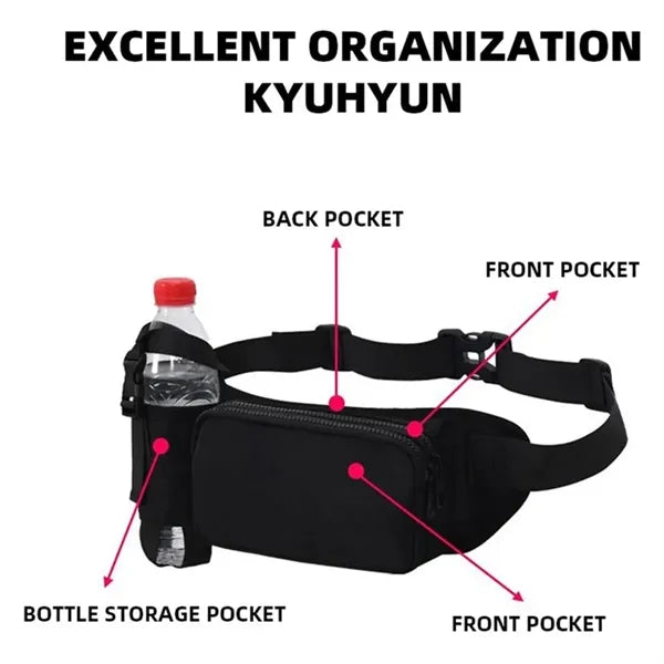 Waist Pack With Water Bottle Holder