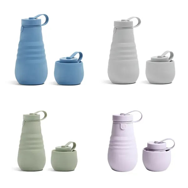 20 Oz Collapsible Silicone Water Bottle