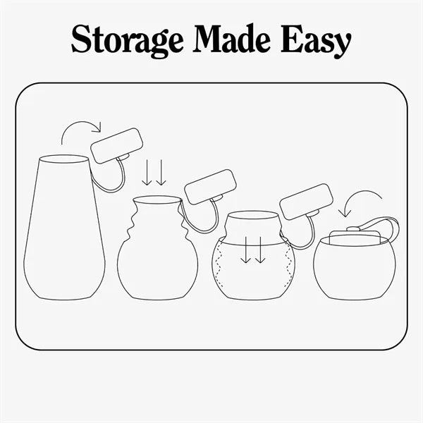 20 Oz Collapsible Silicone Water Bottle