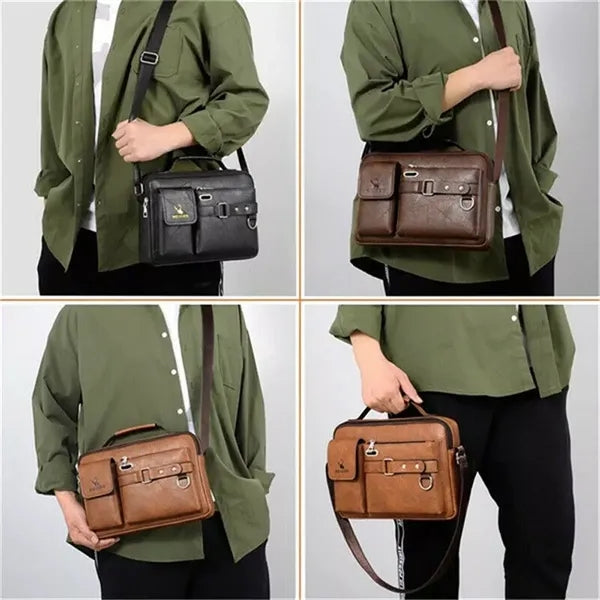 Men'S Business Briefcase Messenger Bag