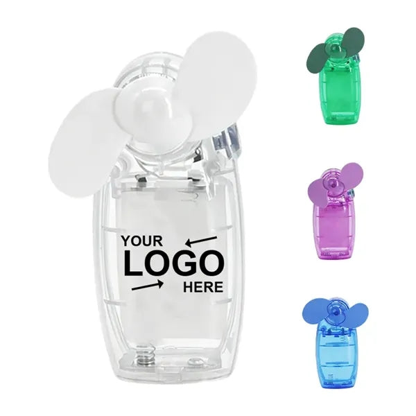 Colorful Mini Transparent Personal Cooling Fan