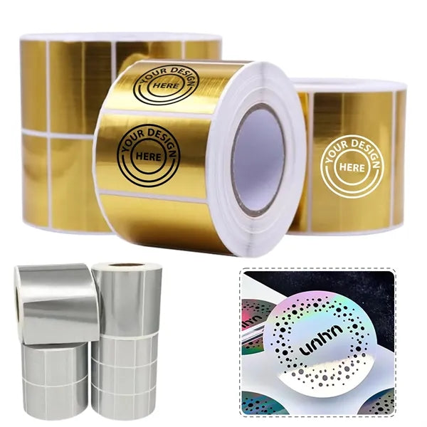 Foil Stickers Waterproof PVC Label Decals