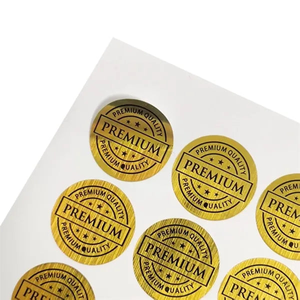 Foil Stickers Waterproof PVC Label Decals