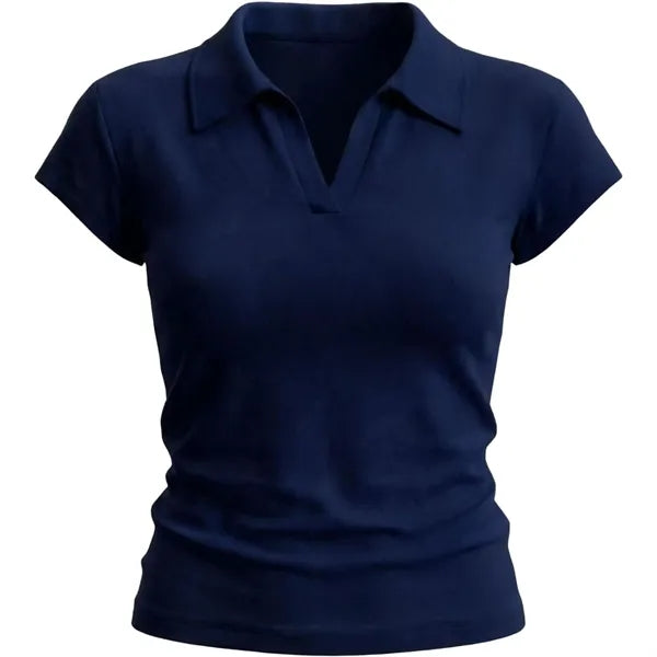 Women's Breathable Eco-Friendly Slim Polo Shirts