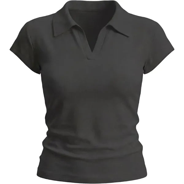 Women's Breathable Eco-Friendly Slim Polo Shirts