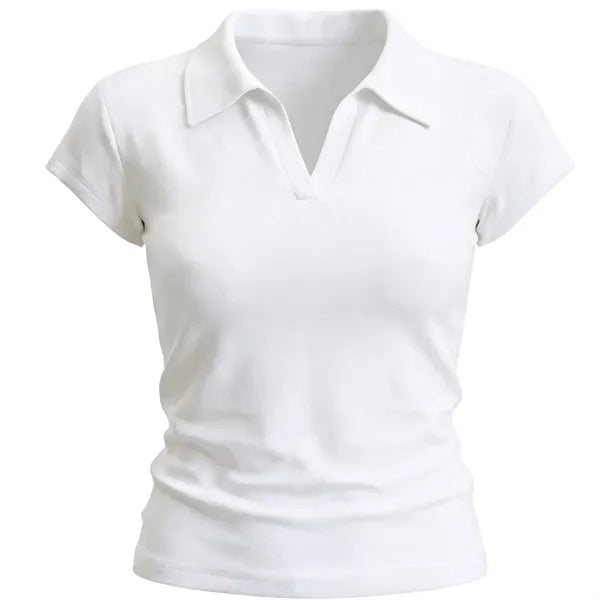 Women's Breathable Eco-Friendly Slim Polo Shirts