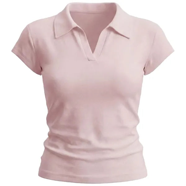 Women's Breathable Eco-Friendly Slim Polo Shirts