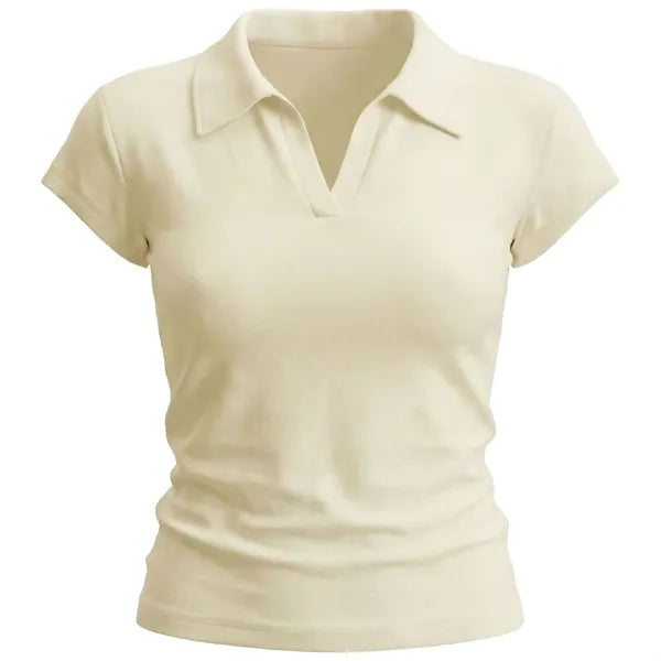 Women's Breathable Eco-Friendly Slim Polo Shirts
