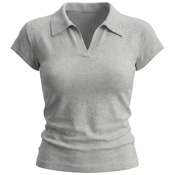 Women's Breathable Eco-Friendly Slim Polo Shirts