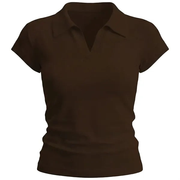 Women's Breathable Eco-Friendly Slim Polo Shirts