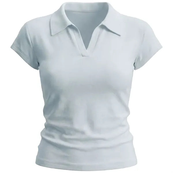 Women's Breathable Eco-Friendly Slim Polo Shirts