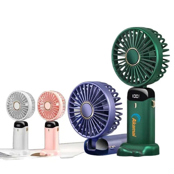 Handheld Mini Fan With Phone Holder