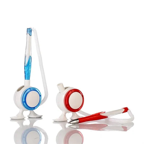 Desk Counter Pen W/ Stand And Cord