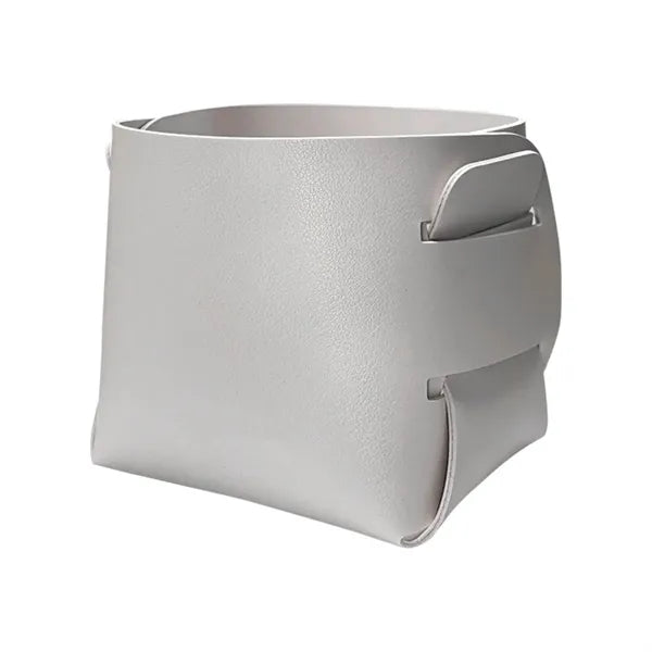 PU Leather Foldable Desktop Storage Box