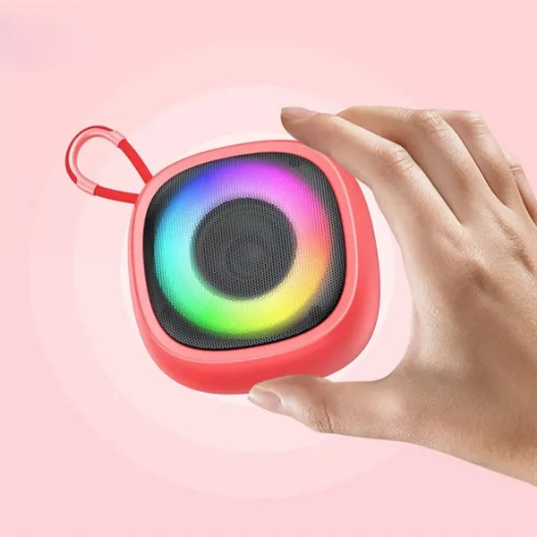 Small Portable Bluetooth Wireless Speaker With RGB Lights