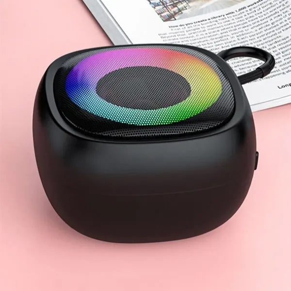 Small Portable Bluetooth Wireless Speaker With RGB Lights