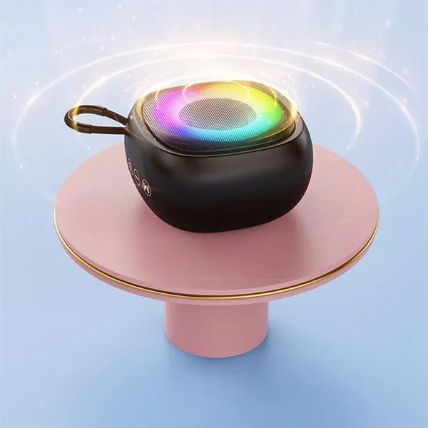 Small Portable Bluetooth Wireless Speaker With RGB Lights