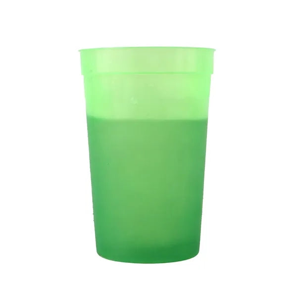16oz Temperature Sensitive Color Changing Plastic Cup