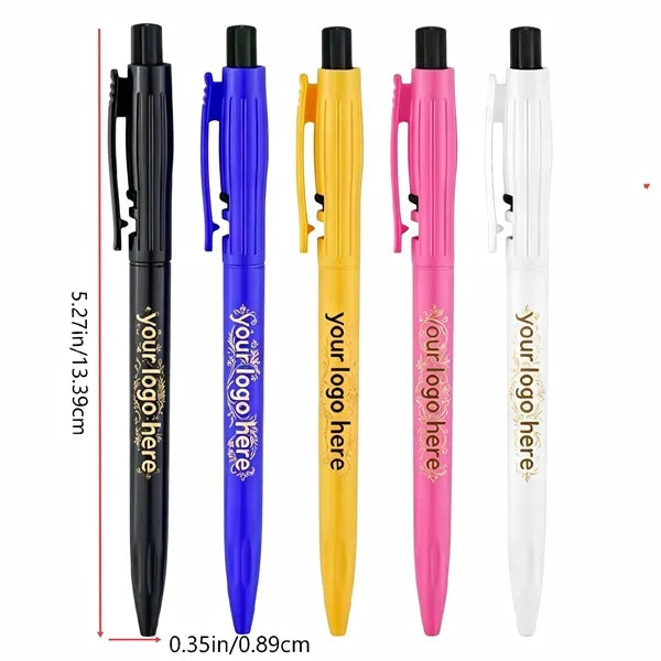 Logo Slim Click Ballpoint Pen Promo Gift