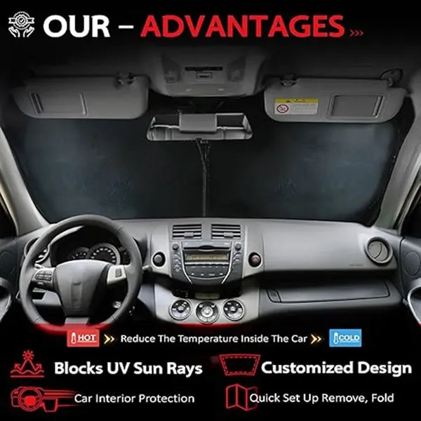 Fit Foldable Car Windshield Sun Shade