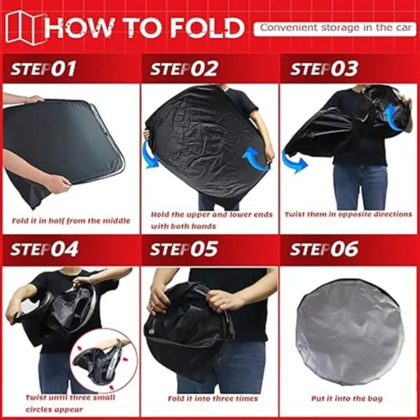 Fit Foldable Car Windshield Sun Shade