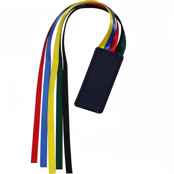 Multicolor Tassel PU Leather Bookmark, Custom Logo Available