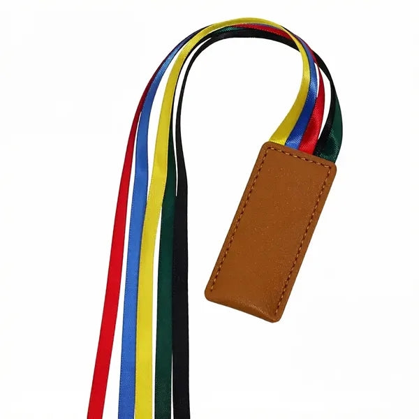 Multicolor Tassel PU Leather Bookmark, Custom Logo Available