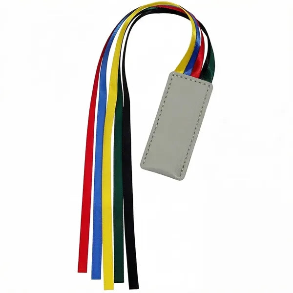 Multicolor Tassel PU Leather Bookmark, Custom Logo Available