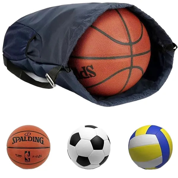 Logo Basketball Drawstring Backpack