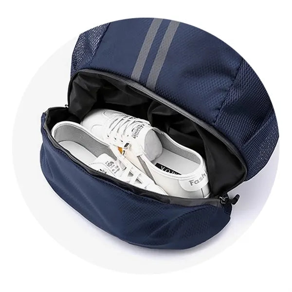 Logo Basketball Drawstring Backpack