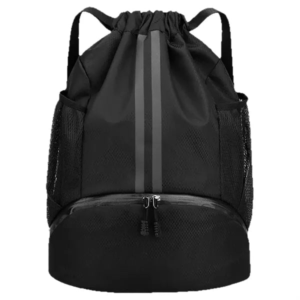 Logo Basketball Drawstring Backpack