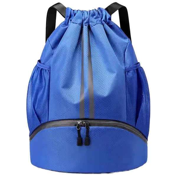 Logo Basketball Drawstring Backpack