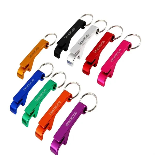 Bottle Opener Keychain Metal Logo
