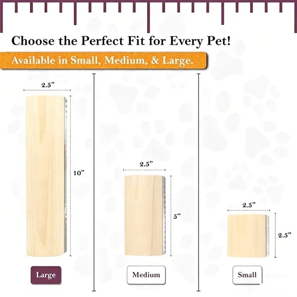 Household Portable Wooden Pet Grooming Comb