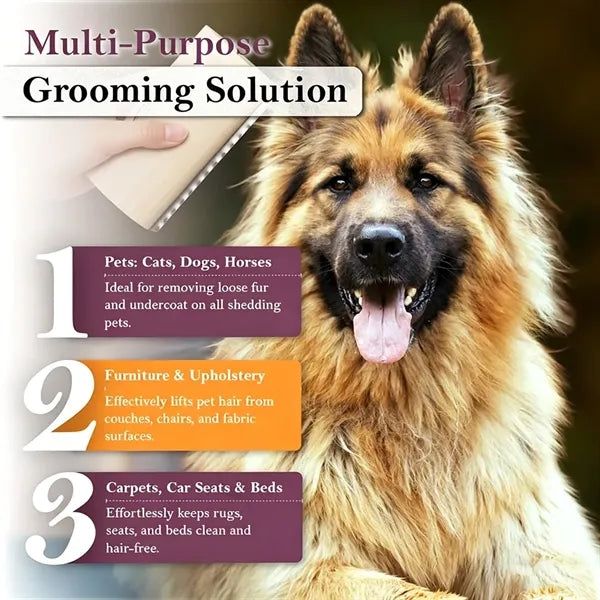 Household Portable Wooden Pet Grooming Comb