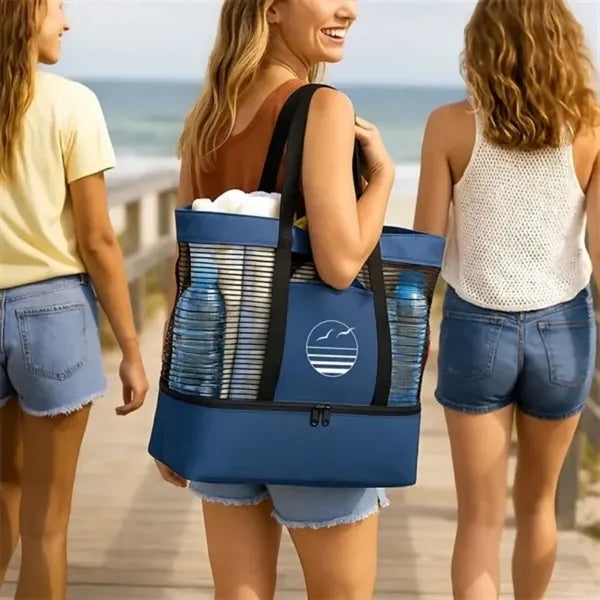 Marley rPET Mesh Tote Bag With Cooler