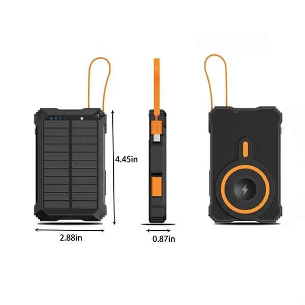 Multi-in-One Magnetic Solar Power Bank