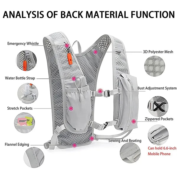 Ultralight Hydration Running Vest