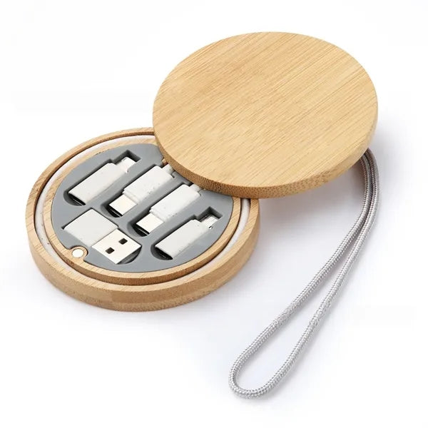 Bamboo 6 in 1 Travel Charging Cable Adapter Kit