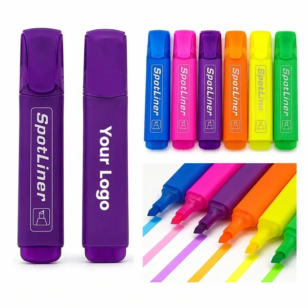 Aesthetic Highlighters Chisel Tip Marker PensSets