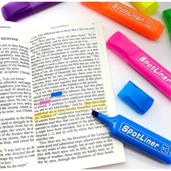 Aesthetic Highlighters Chisel Tip Marker PensSets