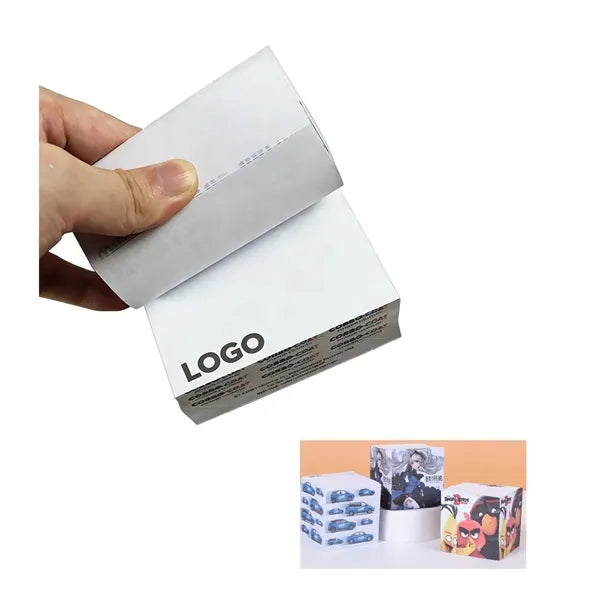 Full-Color Sticky Note Cube