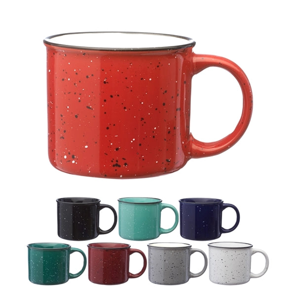 13 oz. Ceramic Campfire Coffee Mugs