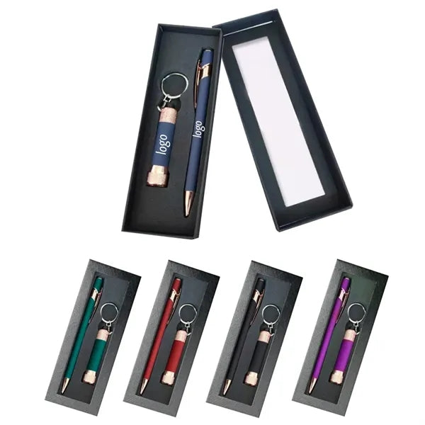Engraved pen and flashlight gift set
