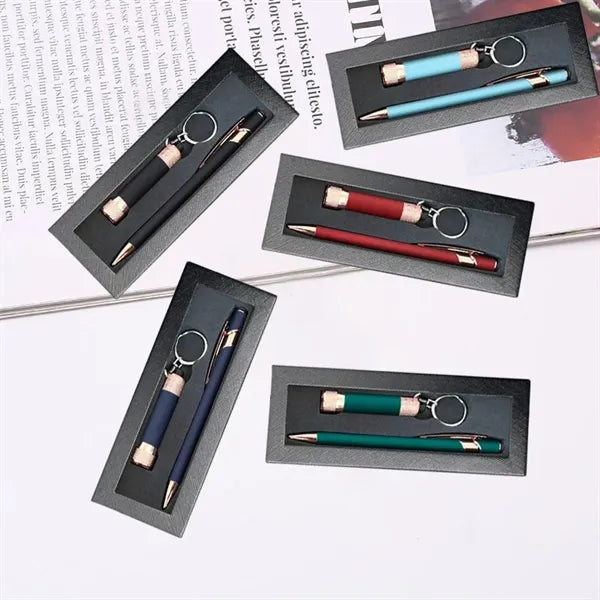 Engraved pen and flashlight gift set