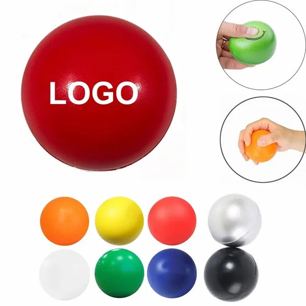 Logo Round Foam Stress Ball