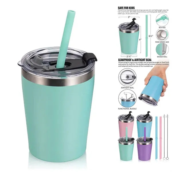 8 Oz Insulated Stainless Steel Tumbler