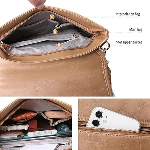 Envelope Crossbody Purse With Adjustable Strap