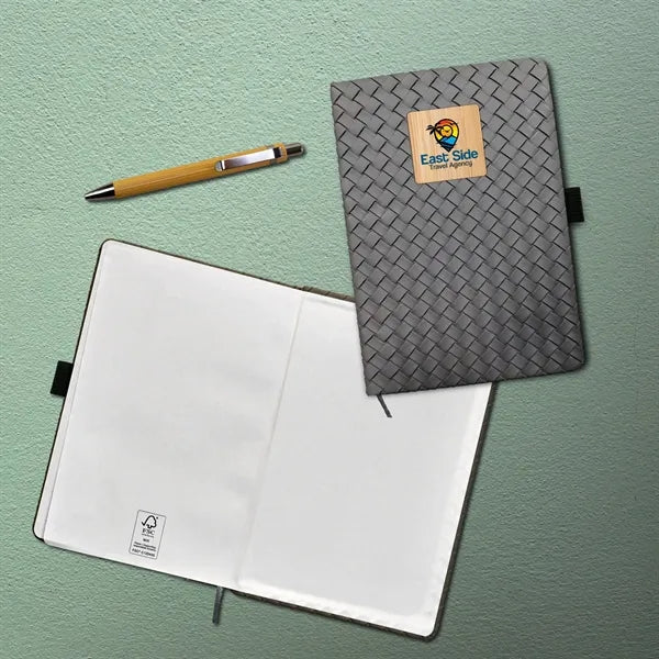 Woven Notebook Bamboo Set